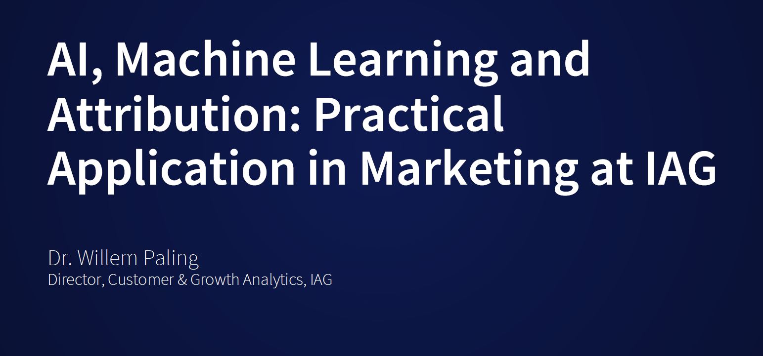 Marketing attribution best sale machine learning